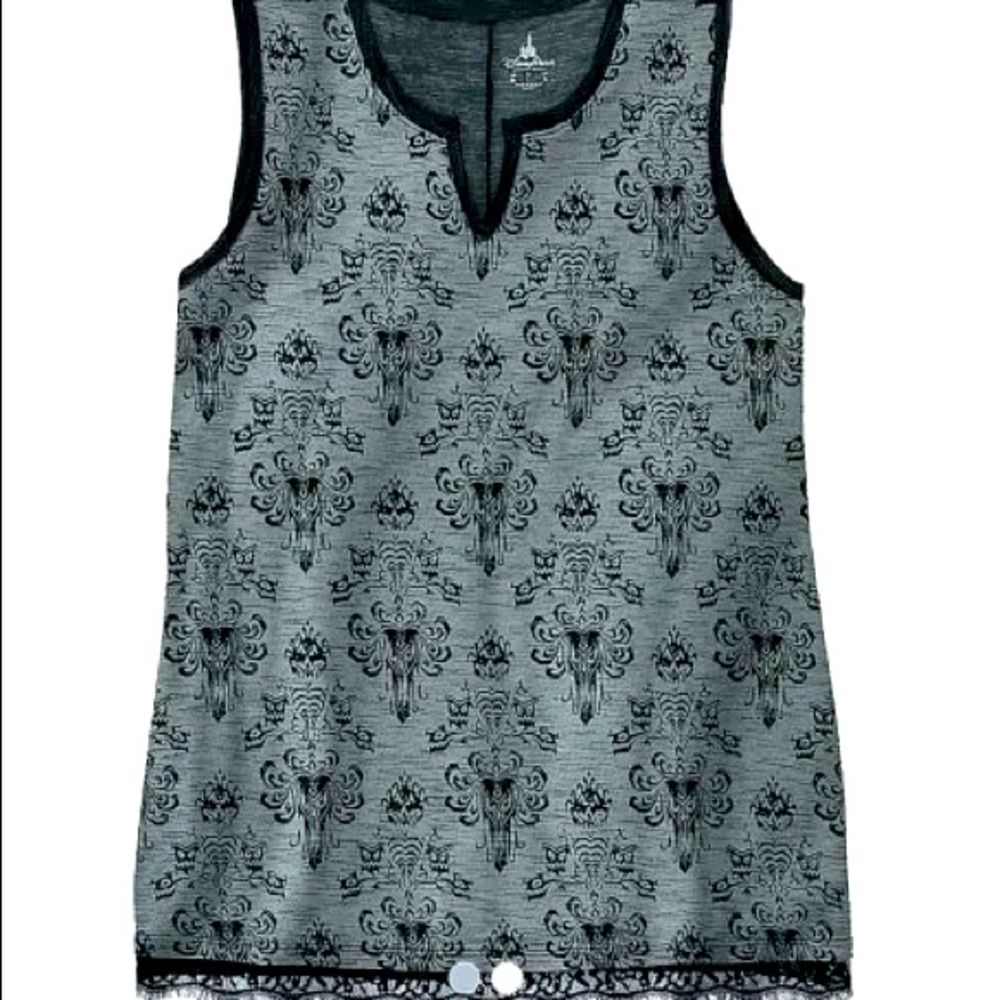 COPY - Disney Parks The Haunted Mansion Sheer Sleeveless Blouse